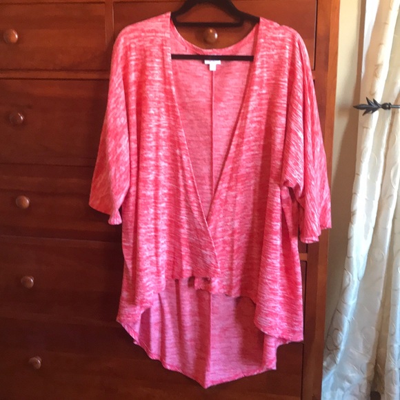LuLaRoe Sweaters - Red/orange heathered LuLaRoe Lindsay